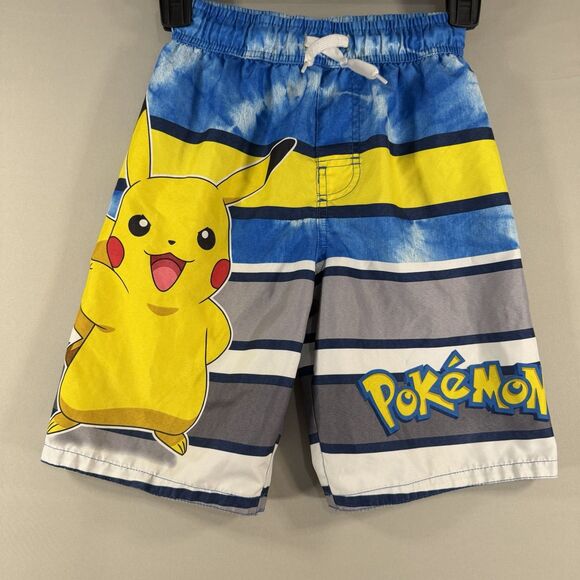 Pokemon Other - Boys Pokémon Swim Trunks Bathing Suit Size Medium M